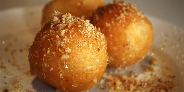 рецепты постных блюд: пончики в медовом сиропе