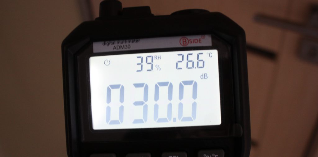 Мультиметр ADM 30: измерение шума