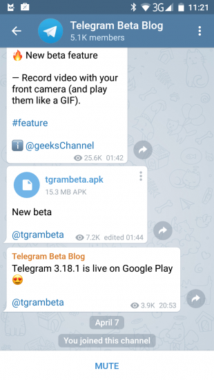 Telegram Beta Blog