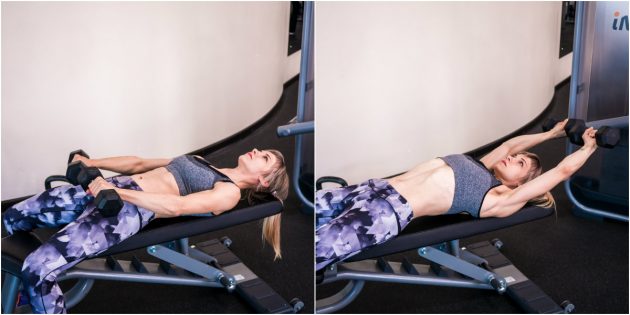 Упражнения для спины и грудных мышц видео