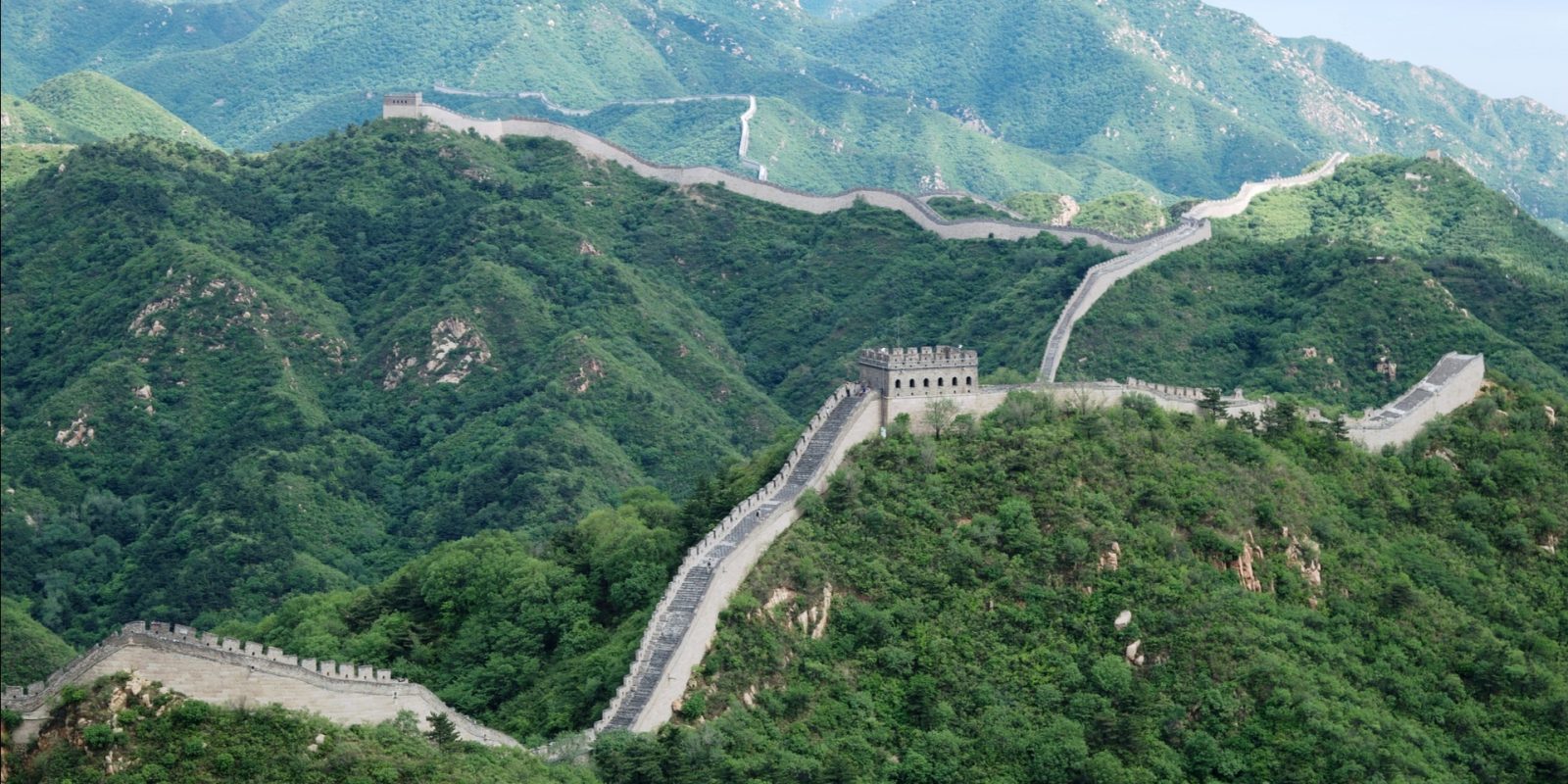 Great Wall of China at Badaling, China бесплатно