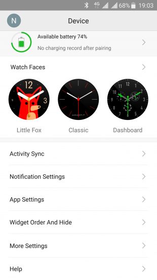 Xiaomi Amazfit Pace: приложения