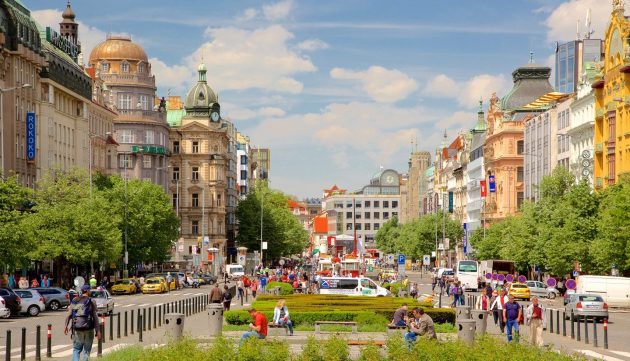 Достопримечательности Праги: Вацлавская площадь