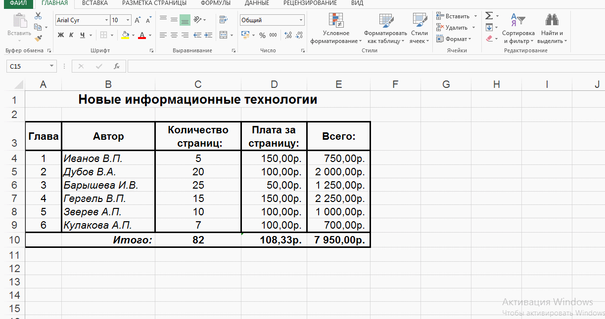 Выделить все ячейки с формулами в Excel