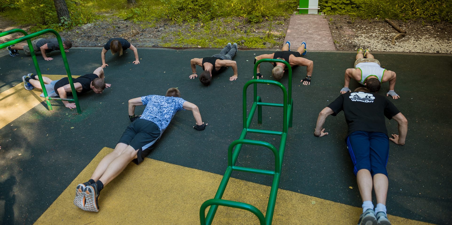 Workout площадка в Нескучном саду