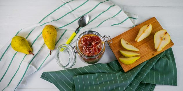 Simple recipe for pears jam
