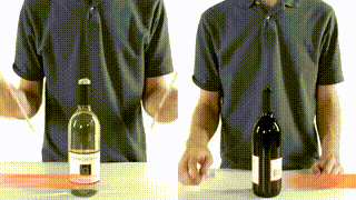 как открыть бутылку вина: палочки