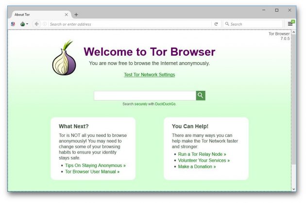 персональные данные: Tor
