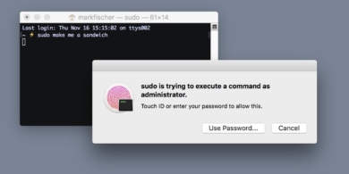 Как на MacBook Pro использовать Touch ID для подтверждения команд «Терминала»