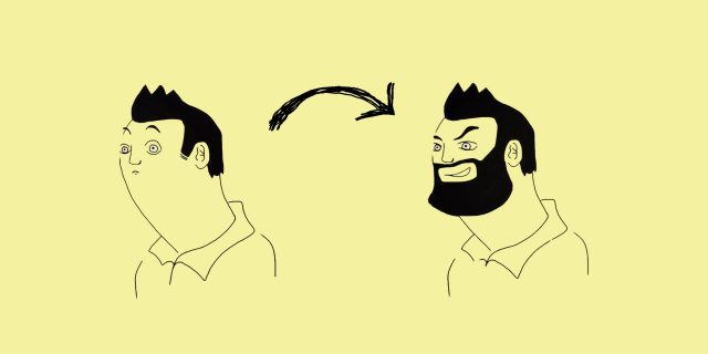 How to quickly grow a beard