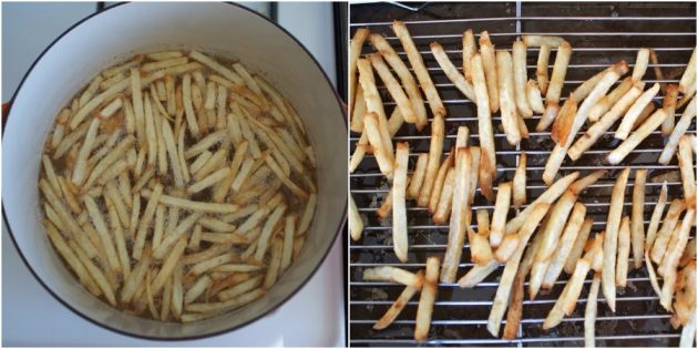 Как приготовить картошку фри на плите