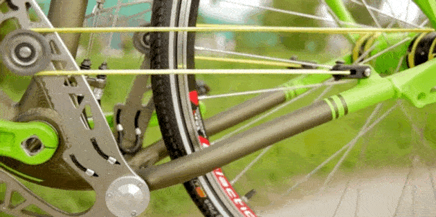 Штука дня: Stringbike — велосипед с педалями, но без цепи