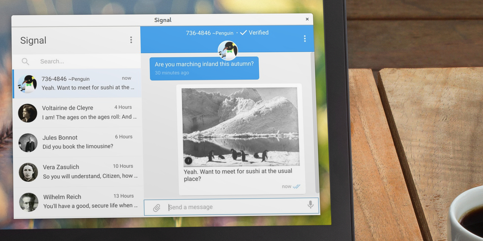 Signal desktop