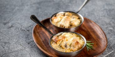 Жюльен из языка с грибами - простой и вкусный рецепт с пошаговыми фото