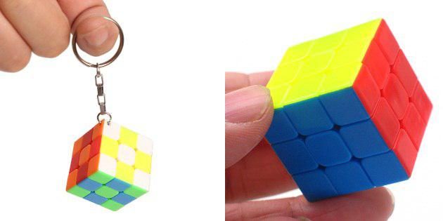 Брелок с кубиком Рубика