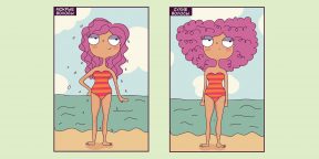 25 комиксов о проблемах с волосами, знакомых всем девушкам