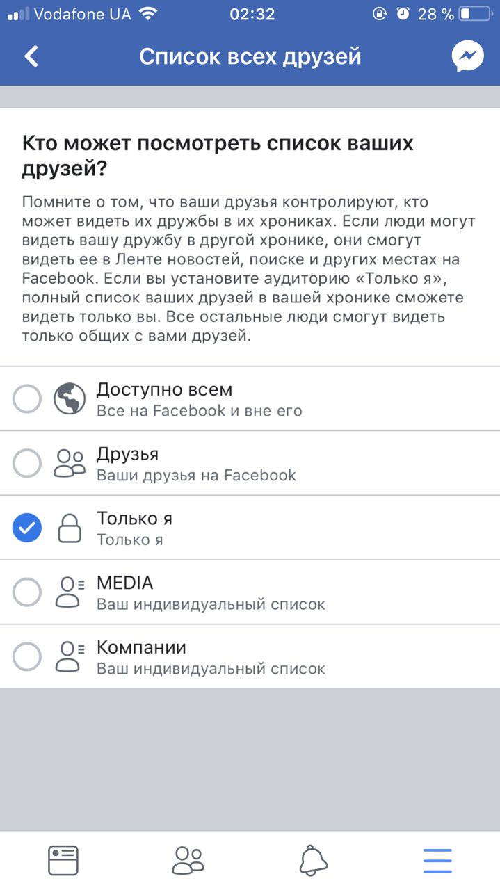 Скрытие списка участников сообщества ВКонтакте