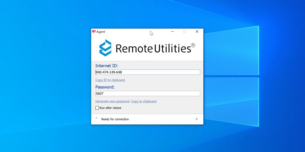Программы для удалённого доступа к компьютеру: Remote Utilities