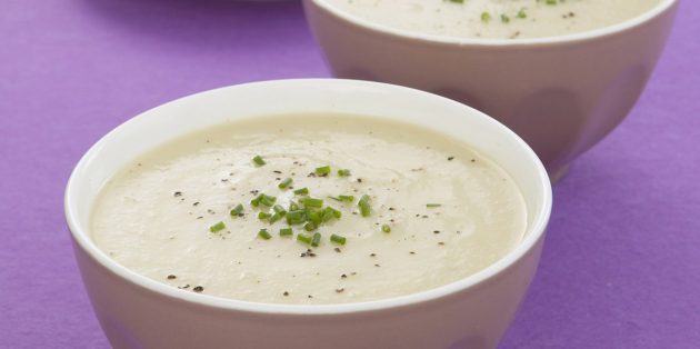 Рецепты: Крем-суп из цветной капусты