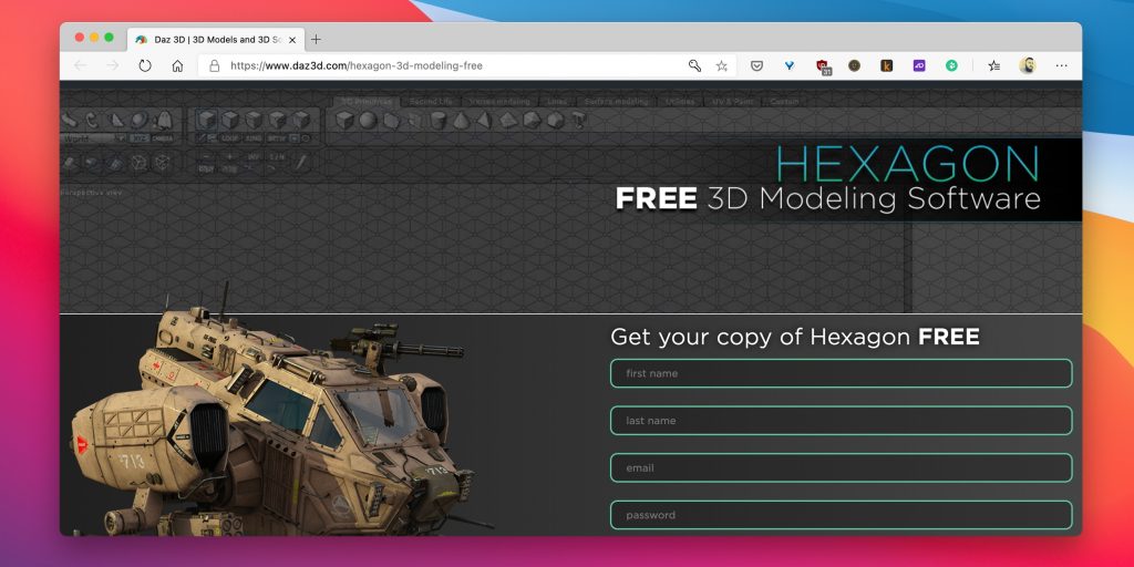 Бесплатные графические редакторы: Hexagon