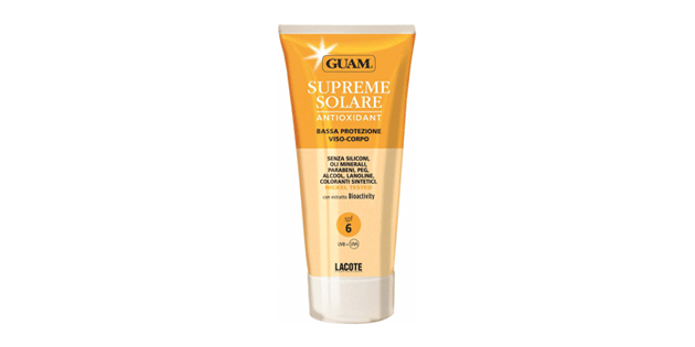 Солнцезащитный крем для лица и тела Guam Supreme Solare