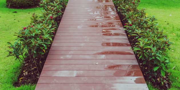 Садовая дорожка из штампованного бетона своими руками — витамин-п-байкальский.рф