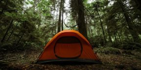 Штука дня: палатка, которая умеет избавляться от дыр и проколов
