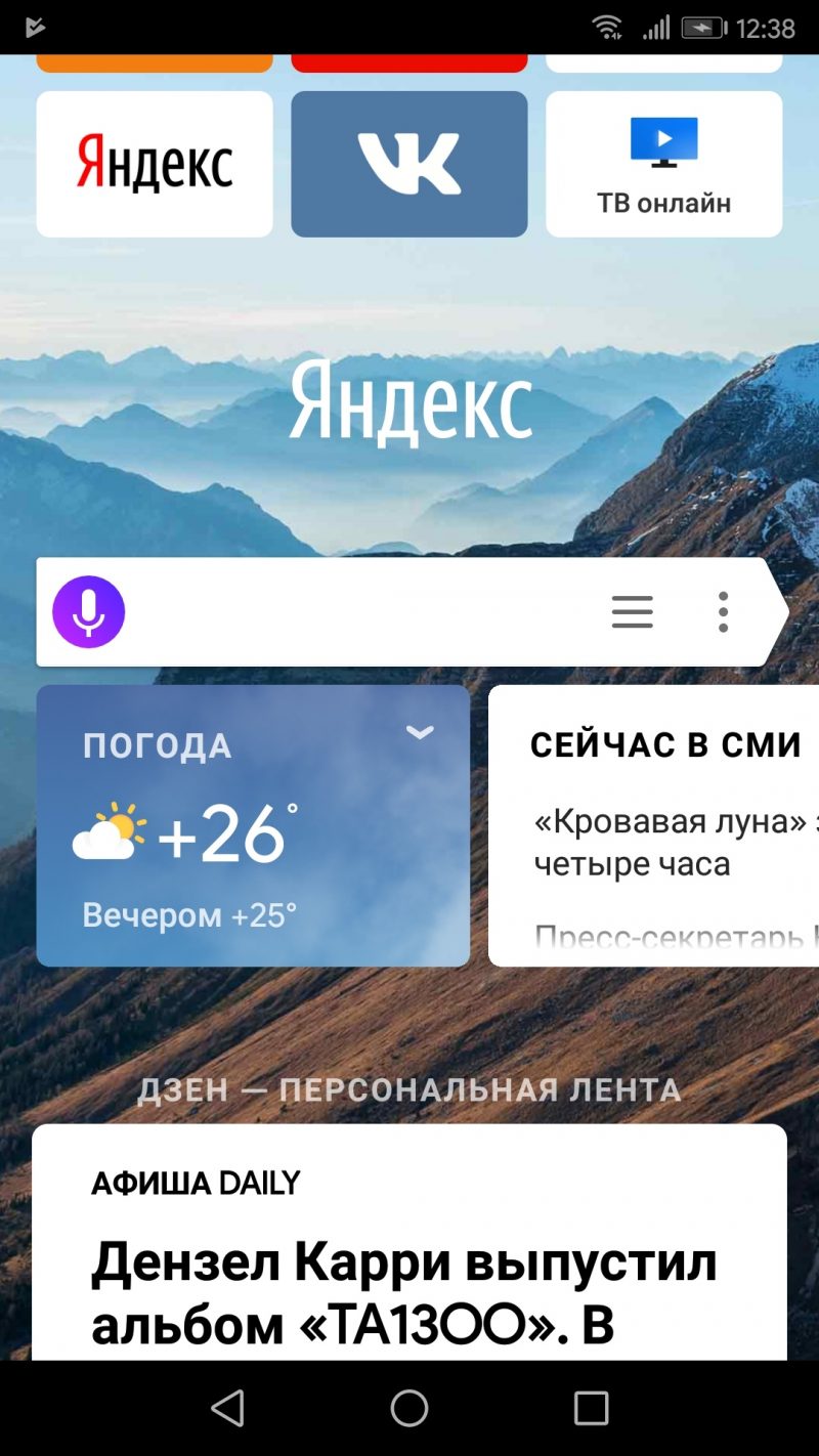 Инкогнито в Яндекс браузере