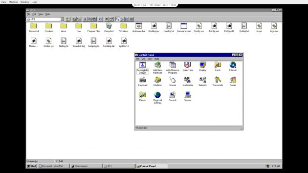 Windows 95: Диск С