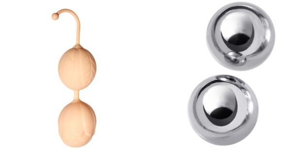 Двойные вагинальные шарики Кегеля SMARTBALLS DUO интимный тренажер для женщин медицинский силикон