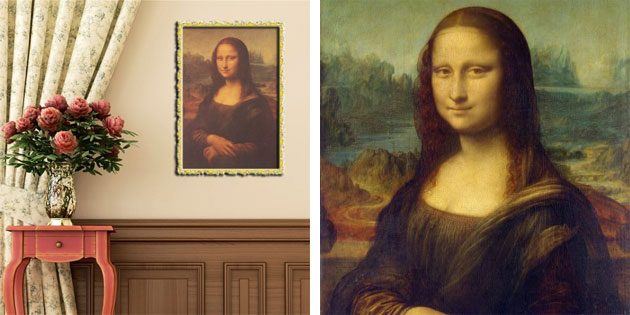 Плакат «Мона Лиза»