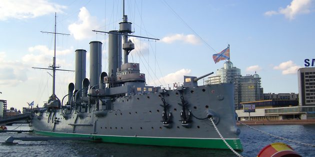 Достопримечательности Санкт-Петербурга: крейсер «Аврора»