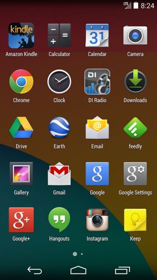 Android 4.4 KitKat: интерфейс