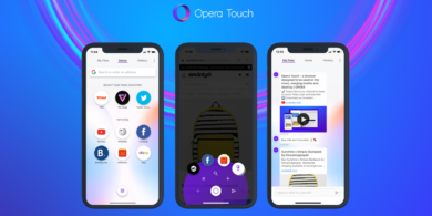 Браузер Opera Touch, которым удобно пользоваться одной рукой, вышел на iPhone