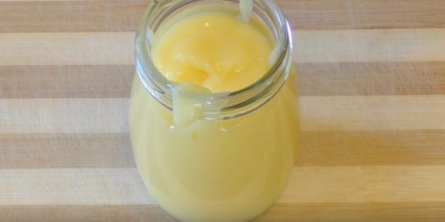 Рецепты: Заварной лимонный крем без молока