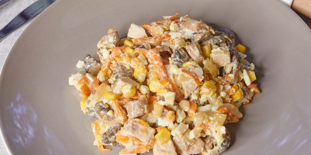 Салат картофельный с кукурузой и морковью | | (№ 39)