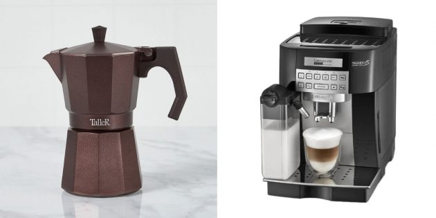 Подарки на 8 Марта: кофеварка или кофемашина