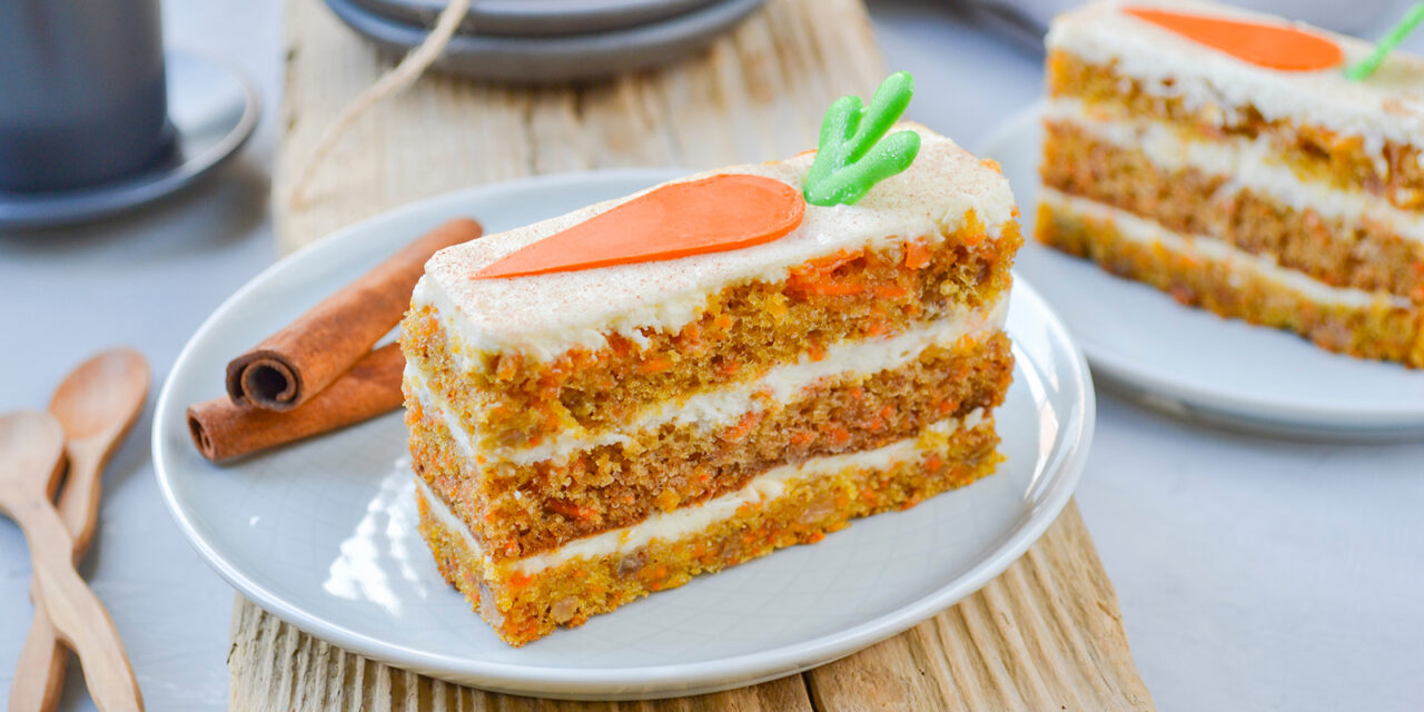 Морковный торт с соленой карамелью
