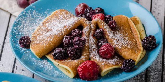 Curd pancakes on kefir: a simple recipe