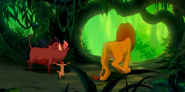 Мультфильм «Король Лев»: реалистично изображённые животные