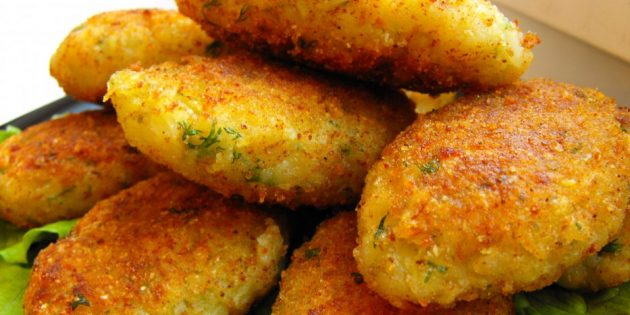 Lean cabbage cutlets