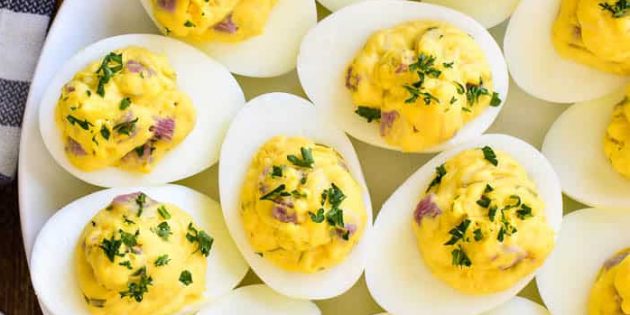 Яйца Фаршированные Сыром Рецепты С Фото