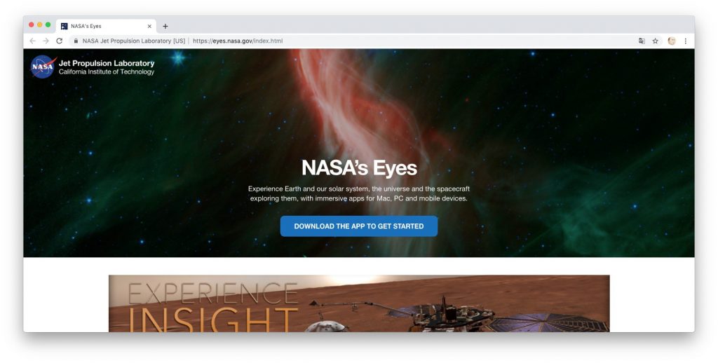 NASA’s Eyes