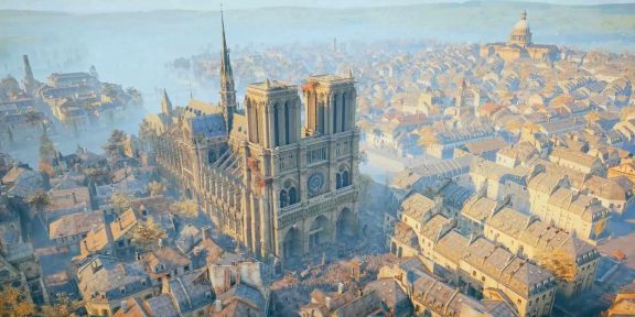 Игра Assassins Creed Unity поможет восстановить Нотр-Дам-де-Пари