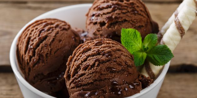 шоколадное мороженое от Джейми Оливера