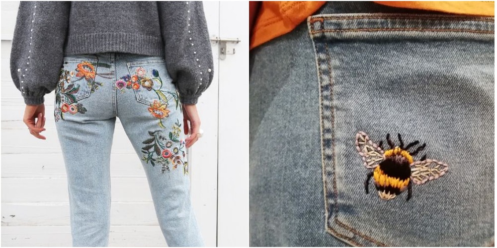 Где появляются дырки на джинсах?