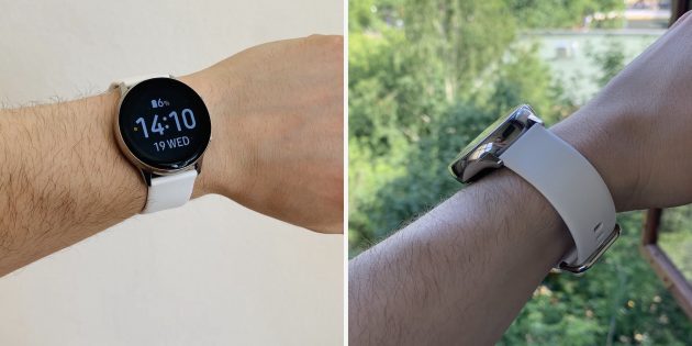 Samsung Galaxy Watch Active: На руке