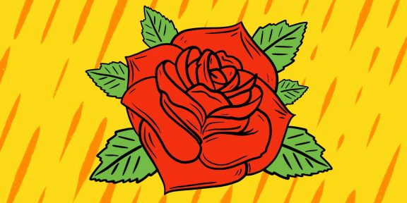 20 способов нарисовать красивую розу