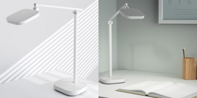 Mijia Philips Desk Lamp выполнена из алюминия и нержавеющей стали