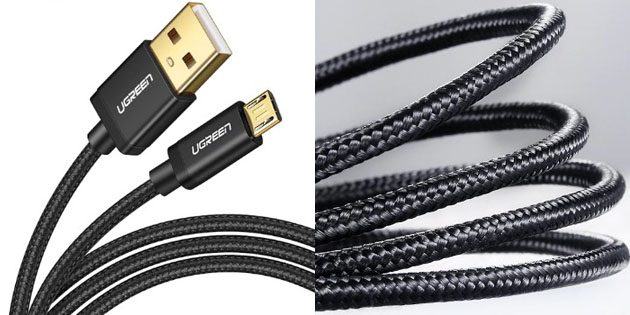 Зарядные кабели для Android: UGREEN US134/US290